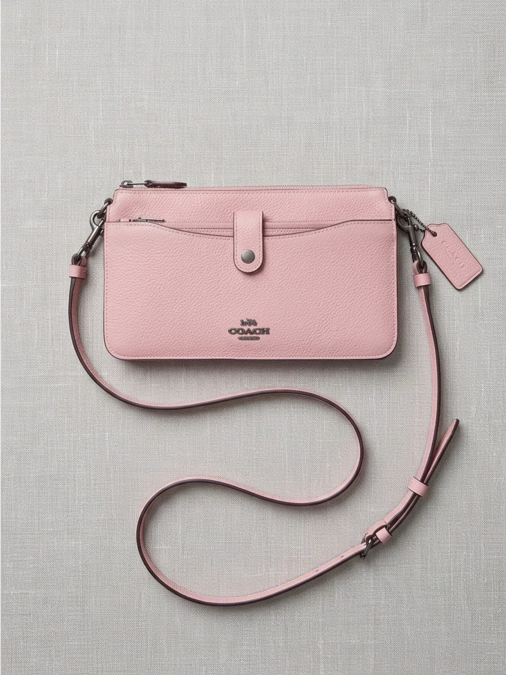 Coache Noa Pop Up Messenger Pink Crossbody/Wallet Bag